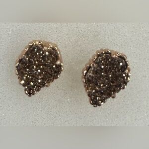 Kendra Scott - Earrings Studs - Drusy/Rose Gold
